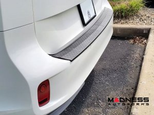 Volkswagen ID. Buzz Rear Bumper Sill Cover - Hexo Pattern - Black Finish